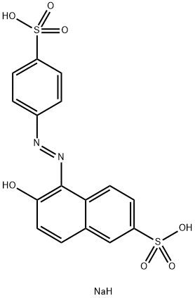 Disodium 6-hydroxy-5-[(4-sulphonatophenyl)azo]naphthalene-2-sulphonate(2783-94-0)